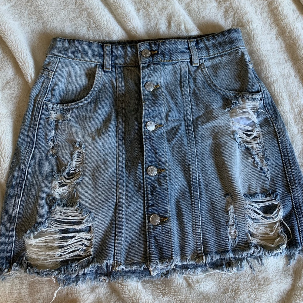 Jean skirt